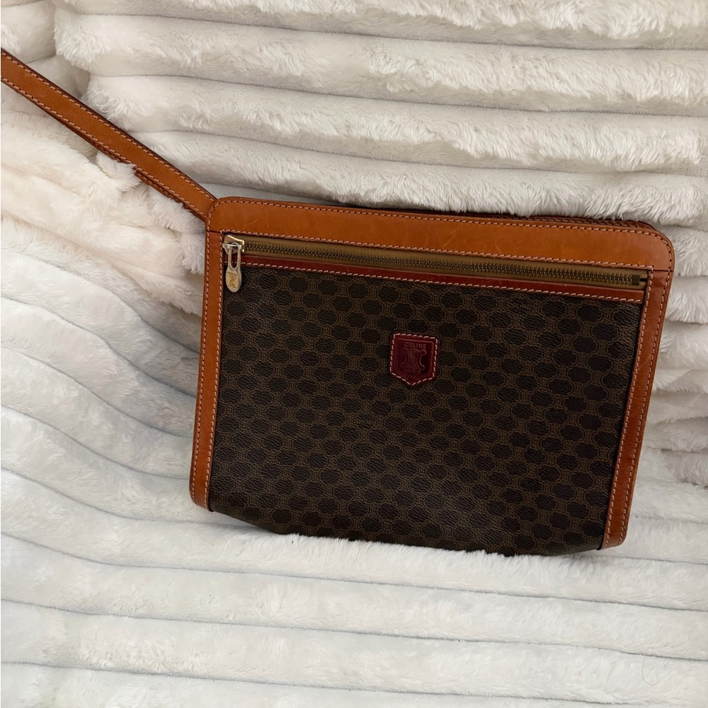 Vintage Celine Macadam wristlet